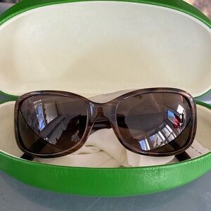 kate spade Brown Gradient Oversized Sunglasses